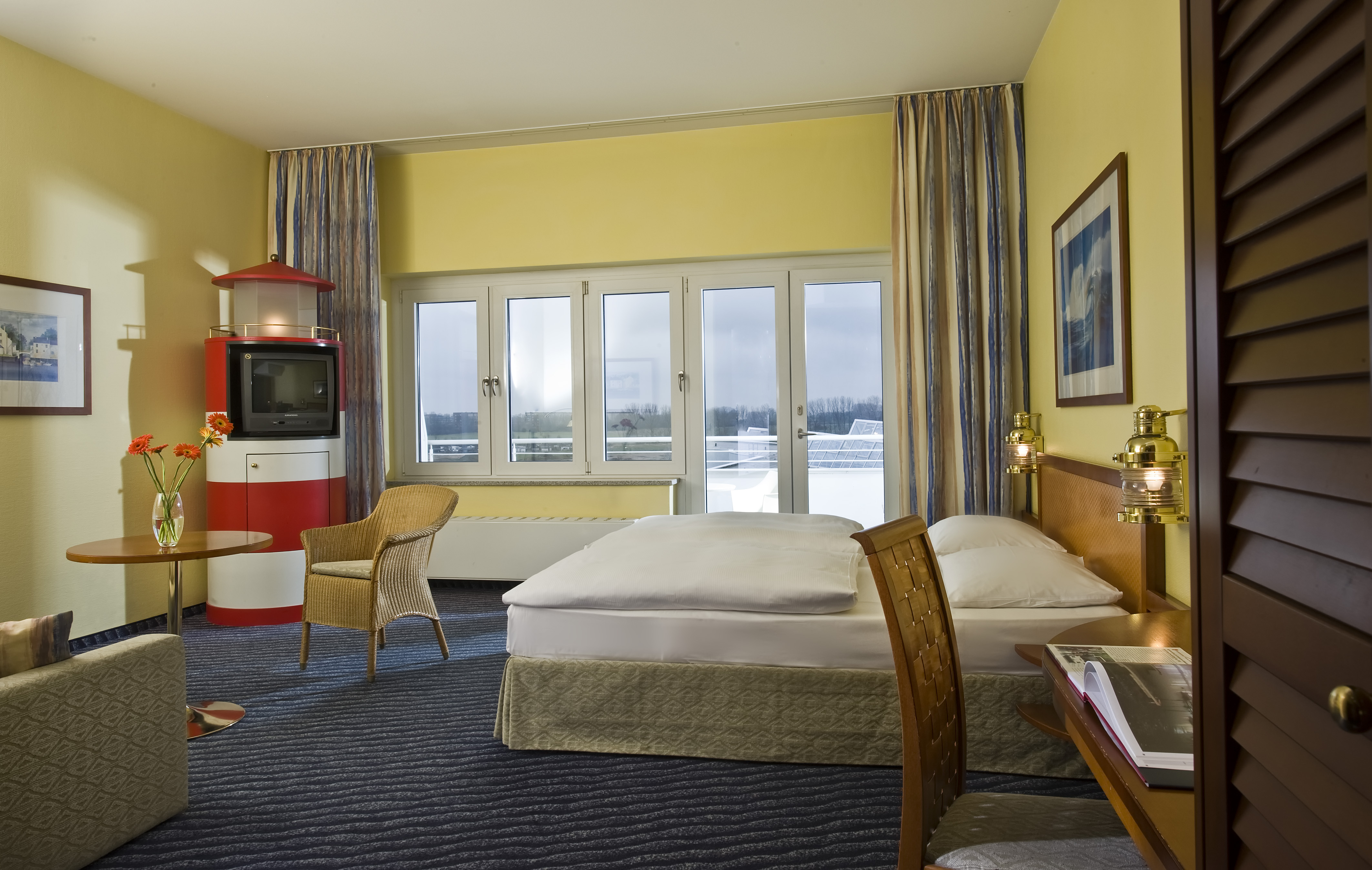 Guest room at the Wyndham Stralsund HanseDom in Stralsund, Other than US/Canada